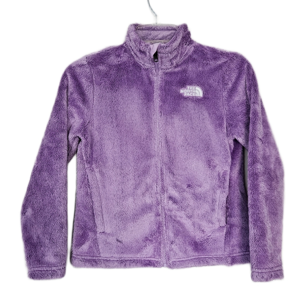 North Face Purple Fleece Jacket Kids Medium
